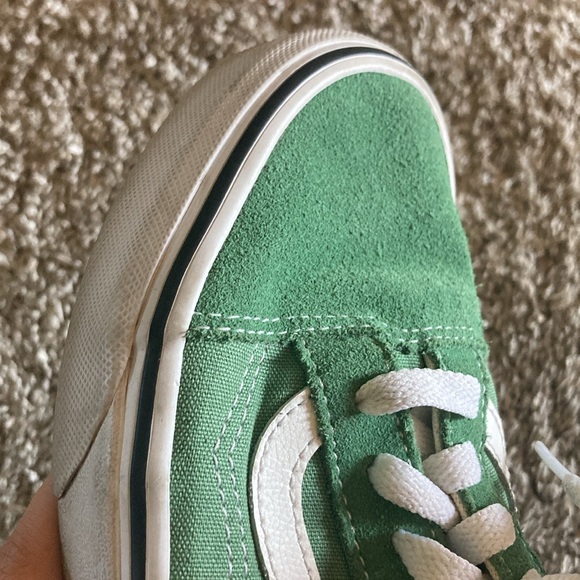 Green Old Skool Vans - Picture 8 of 10